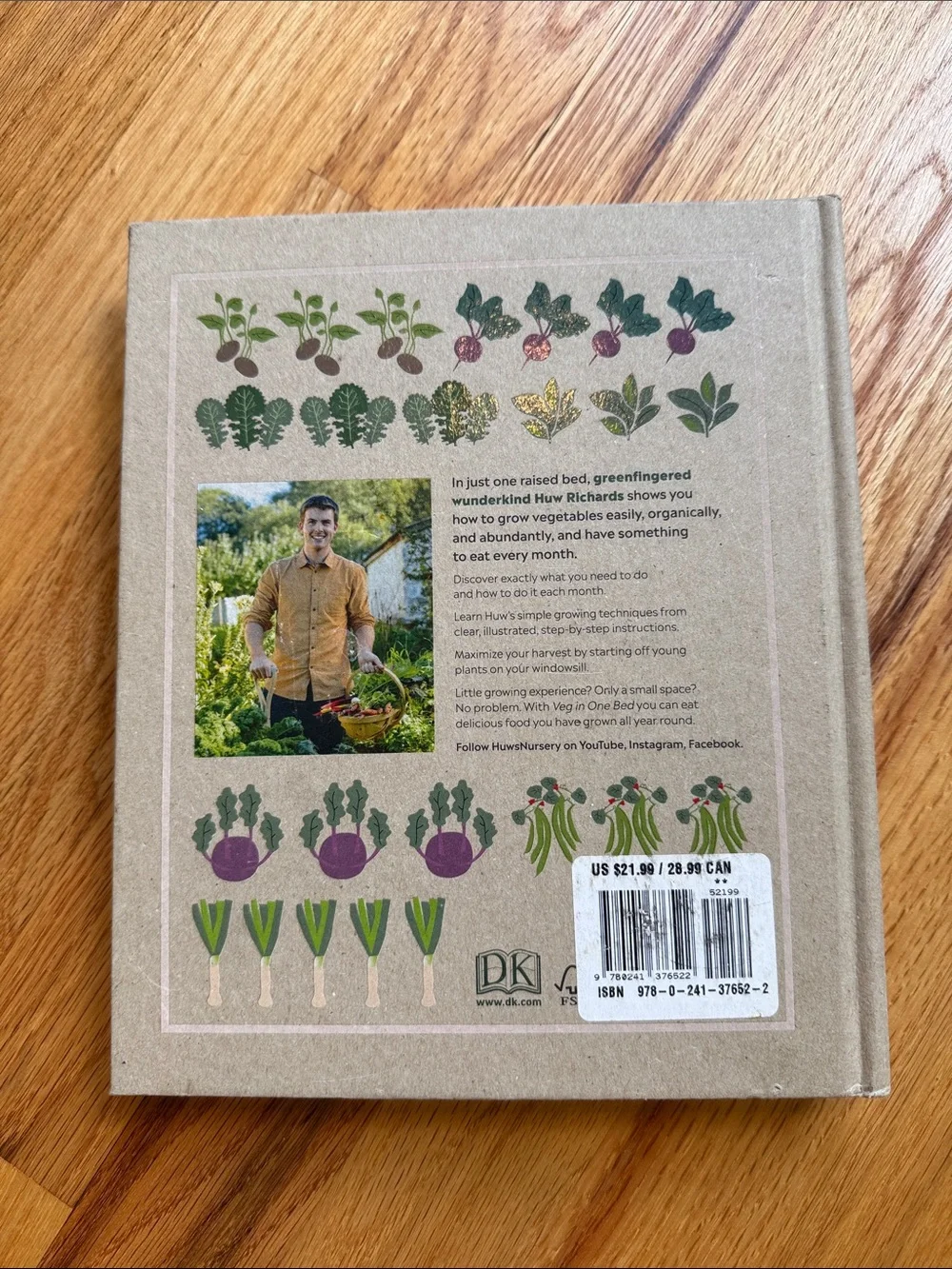 Indoor Edible Garden, indoor salad, veg in one bed book bundle